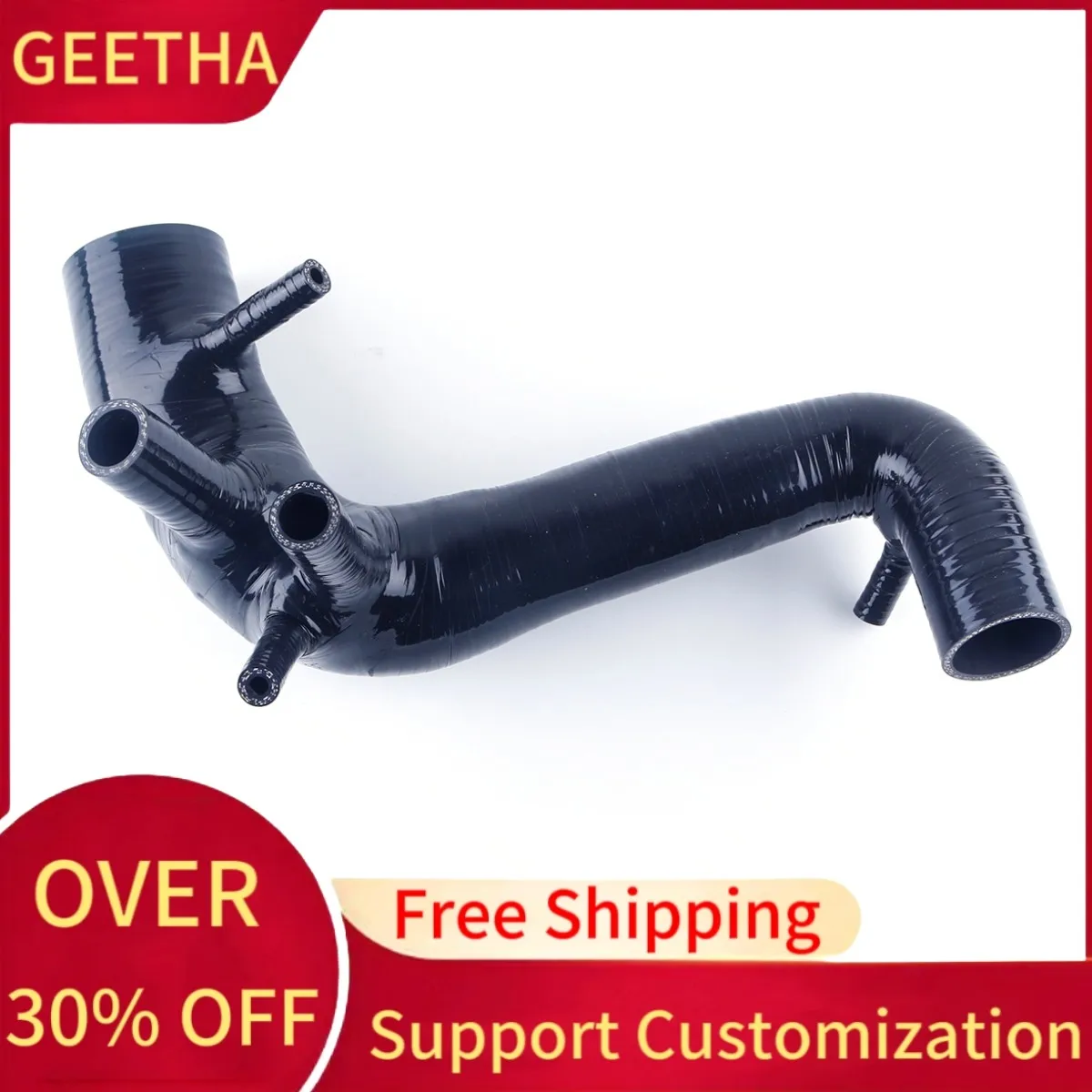 For VW Polo MK4 1.8T GTI 9N Seat Ibiza FR Cupra R 3-ply Silicone Intake Hose Kit Pipe