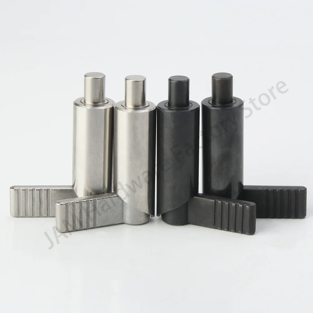 

MJ228 Self-locking Indexing Plunger Without thread Stainless Steel L Shape Cam Action Spring Plungers Hat Bar Available