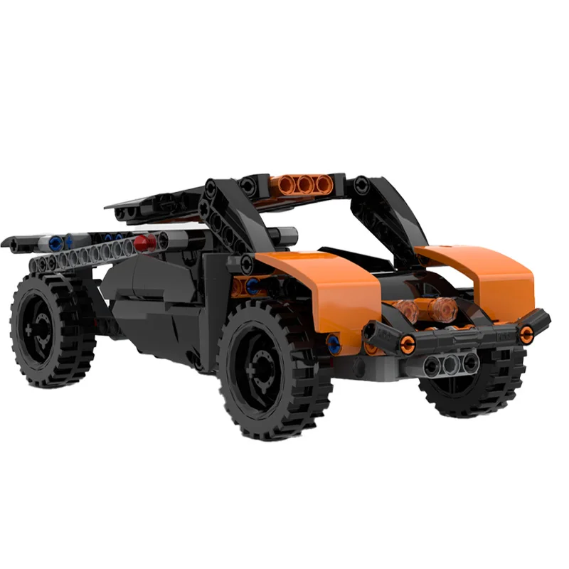 167 قطعة الإبداعية البرتقال سرعة السيارة الخارقة وحدات MOC اللبنات نموذج الأطفال التعليم DIY بها بنفسك تجميع مجموعة ألعاب هدية الكريسماس #5
