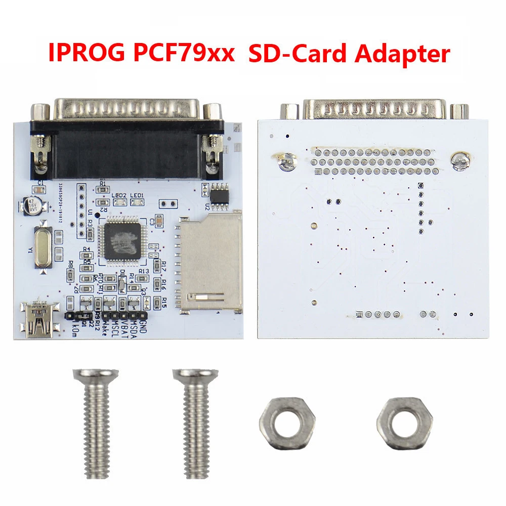 IPROG Adapter for IPROG+ IProg V87 ECU Key Programmer RFID/CAN BUS/K-LINE/MB IR/PCF79XX//35080/160Eraser Adapters High Quality