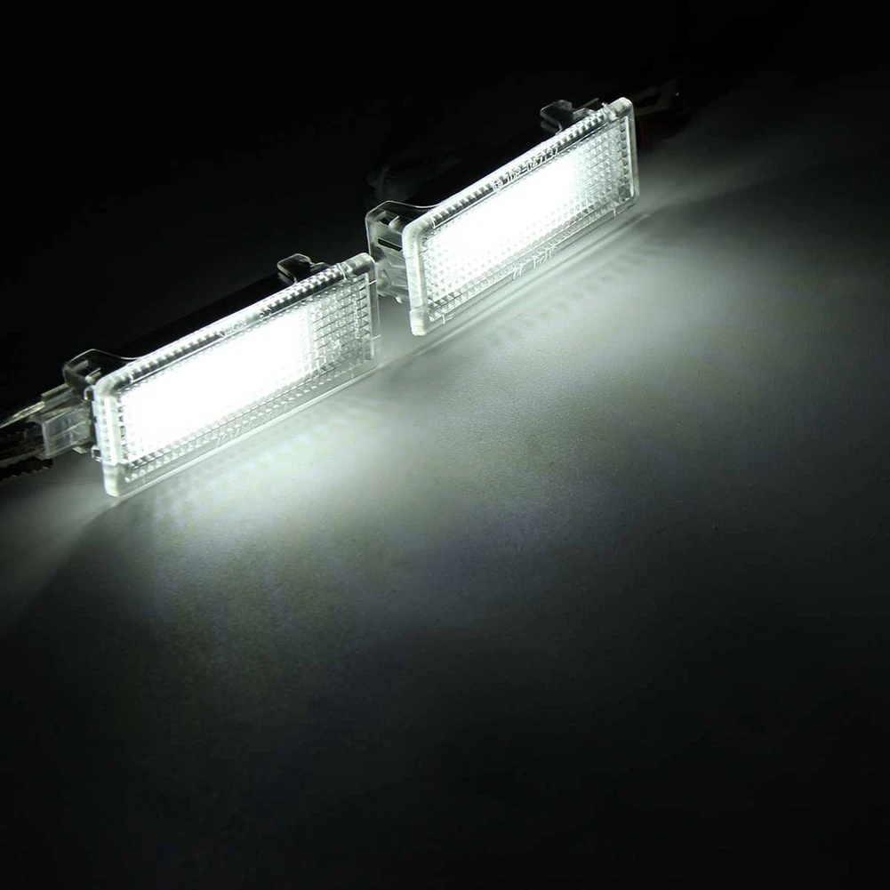 2Pcs LED Courtesy Footwell Under Door Light 63316972605 for - E82 E90 E60 E63 E65 E70