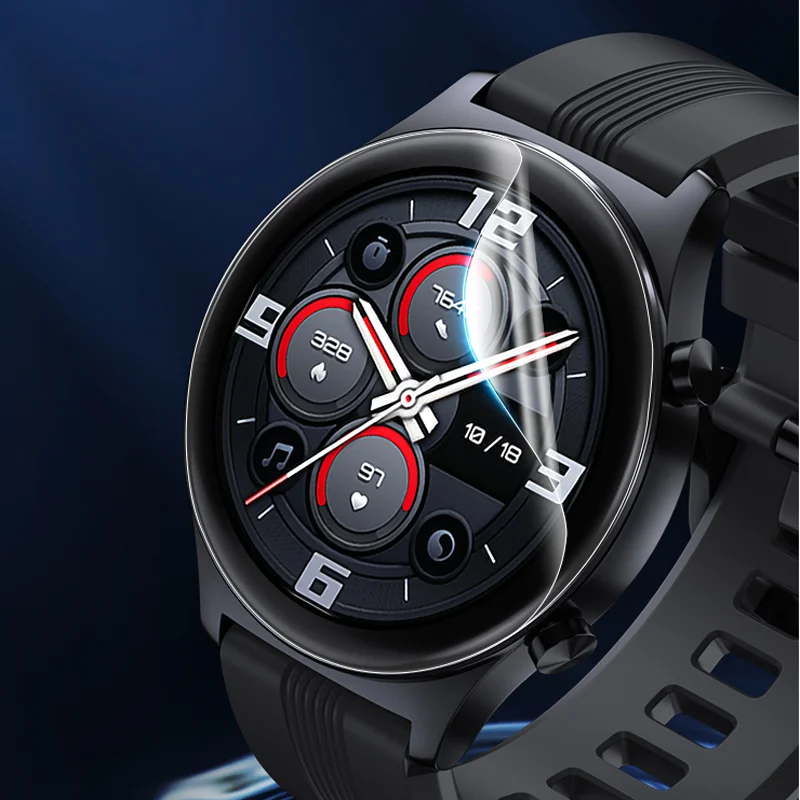 Bộ 5 TPU Mềm Mại Trong Suốt Màng Bảo Vệ Đồng Hồ Thông Minh Smartwatch Dành Cho LIGE Mới 2021 Đồng Hồ Thông Minh Nam Nhịp Tim Tấm Bảo Vệ Màn Hình phụ Kiện