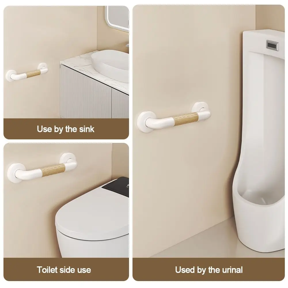 

Ручка для душа 30/40 см, нескользящая усиленная ручка, предотвращающая падение, безопасные поручни, поддержка безопасности со светящейся ручкой для душа