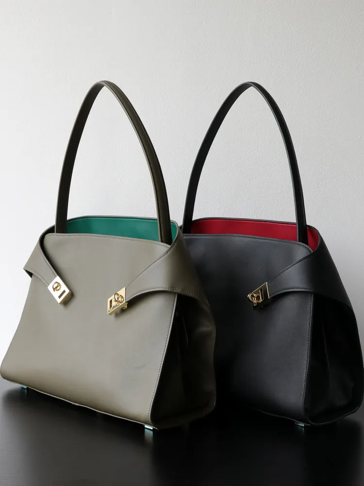 

Niche New Light Luxury High-end First-layer Cowhide Women's Handbag Leather Large-capacity Tote Bag Commuter Leisure Versatile