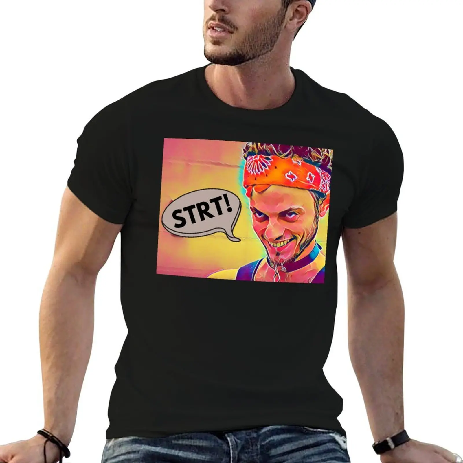 LK STRT! Roald Letterkenny T-Shirt topping oversizeds fitted t shirts for men