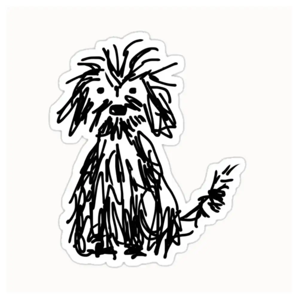 Dog Days Waterproof Stickers For Decorating Car Windows Motorcycles And Computers.