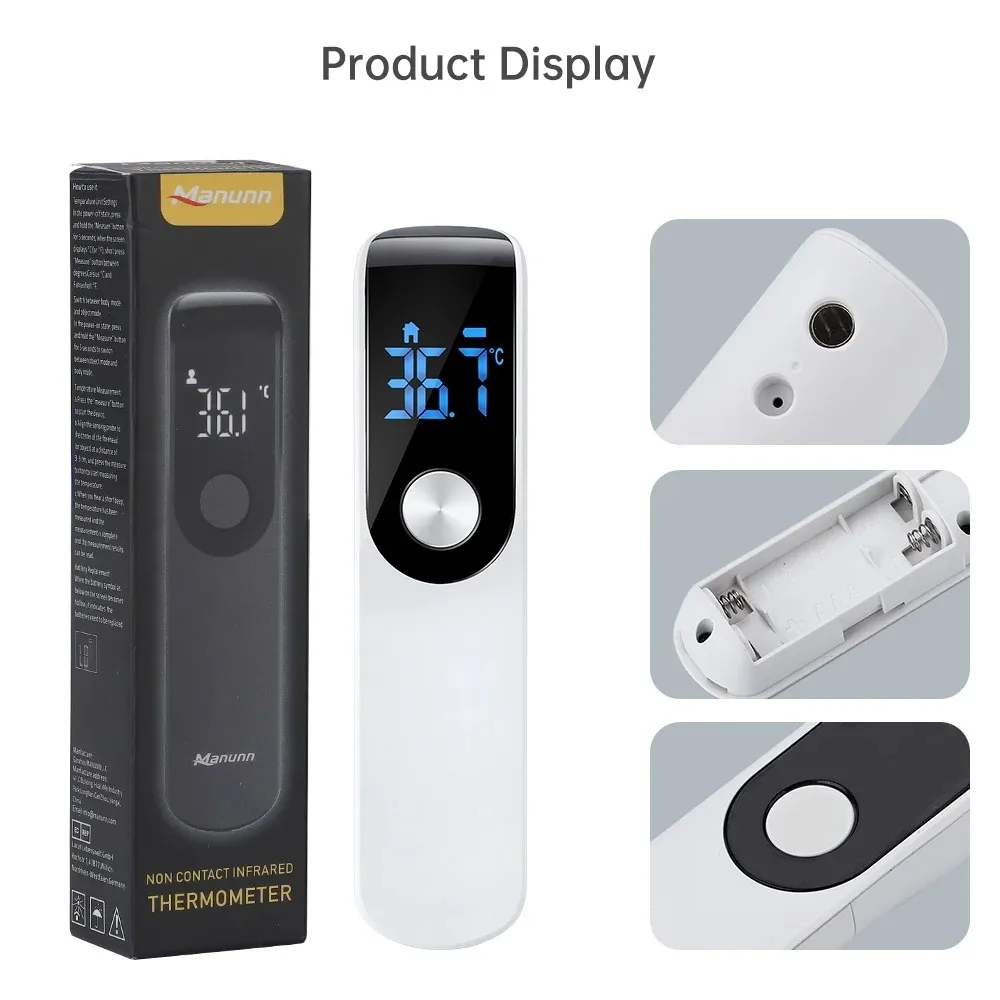 Medical Temperature Infrared Thermometer Forehead Digital Non-contact Thermomete LED Display Fever Measure Tool For Baby Adult