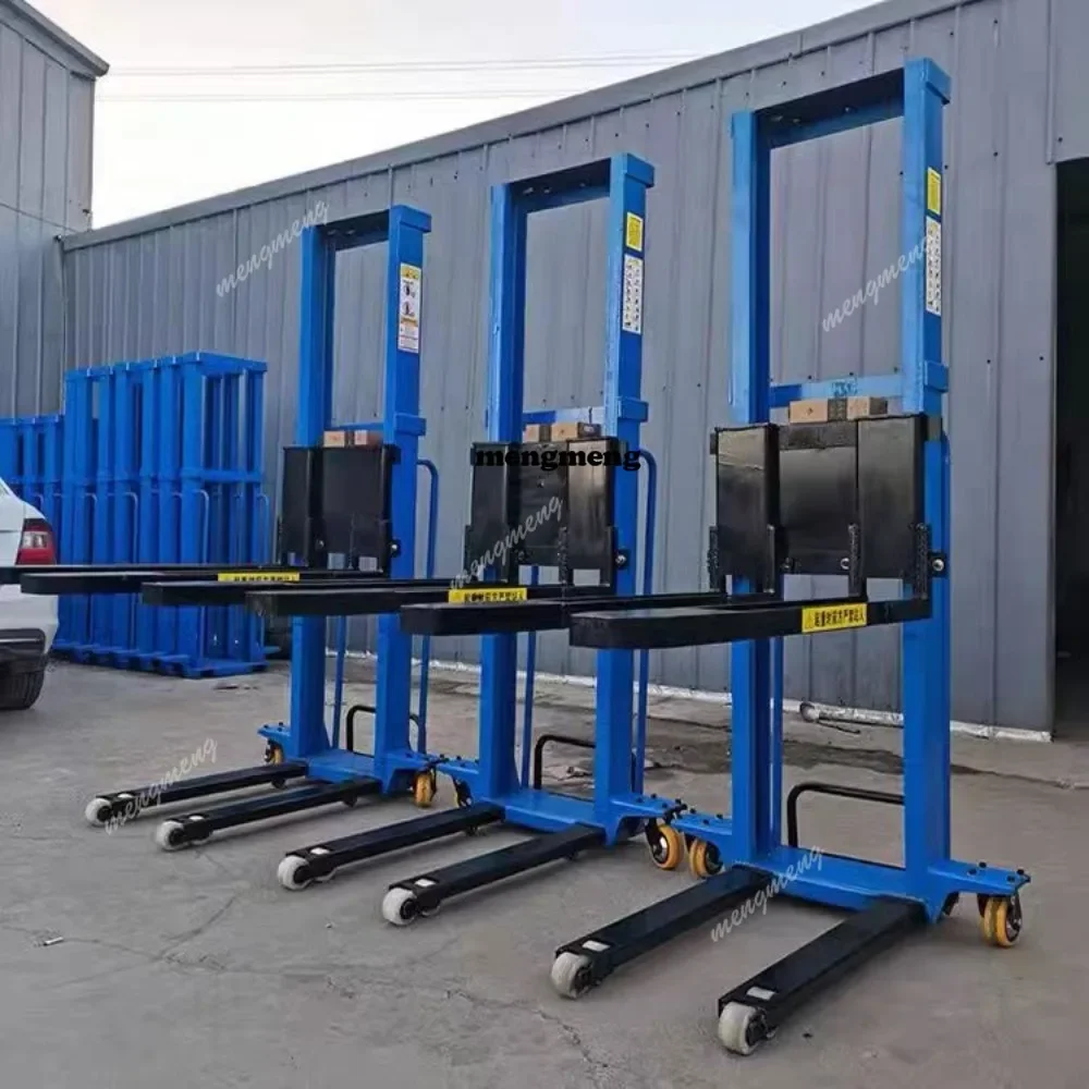 

New arrive Electric remote control forklift portable automatic lift stacker loading and unloading truck handling climbing truck