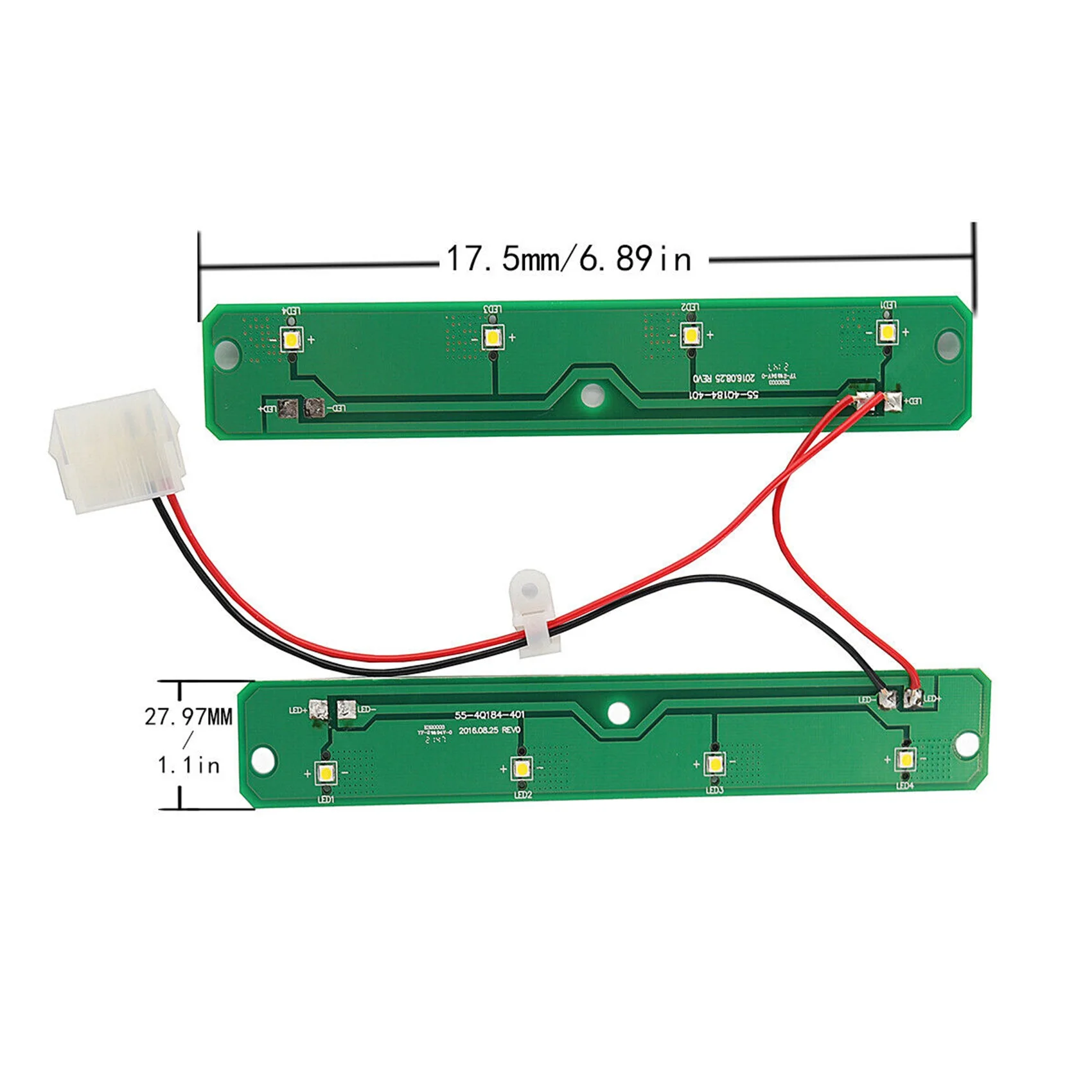 Panneau d'éclairage LED pour réfrigérateur Whirlpool Kenmore Maytag, W11043011, AP6047972, PS12070396, PCB uniquement