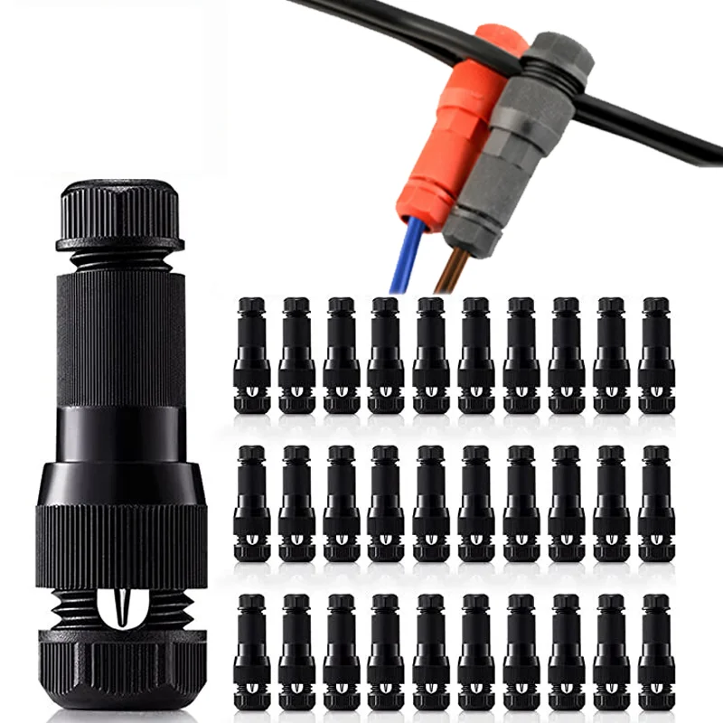 

10/20PCS Low Voltage Landscape Wire Connector Easy Install Landscape Lighting Connector ,12-14/16AWG Wire Cable Connectors