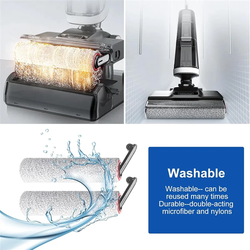 

Roller Brush And Hepa Filters For Dreame H14 Wet And Dry Vacuum Cleaner Replacement Accessories