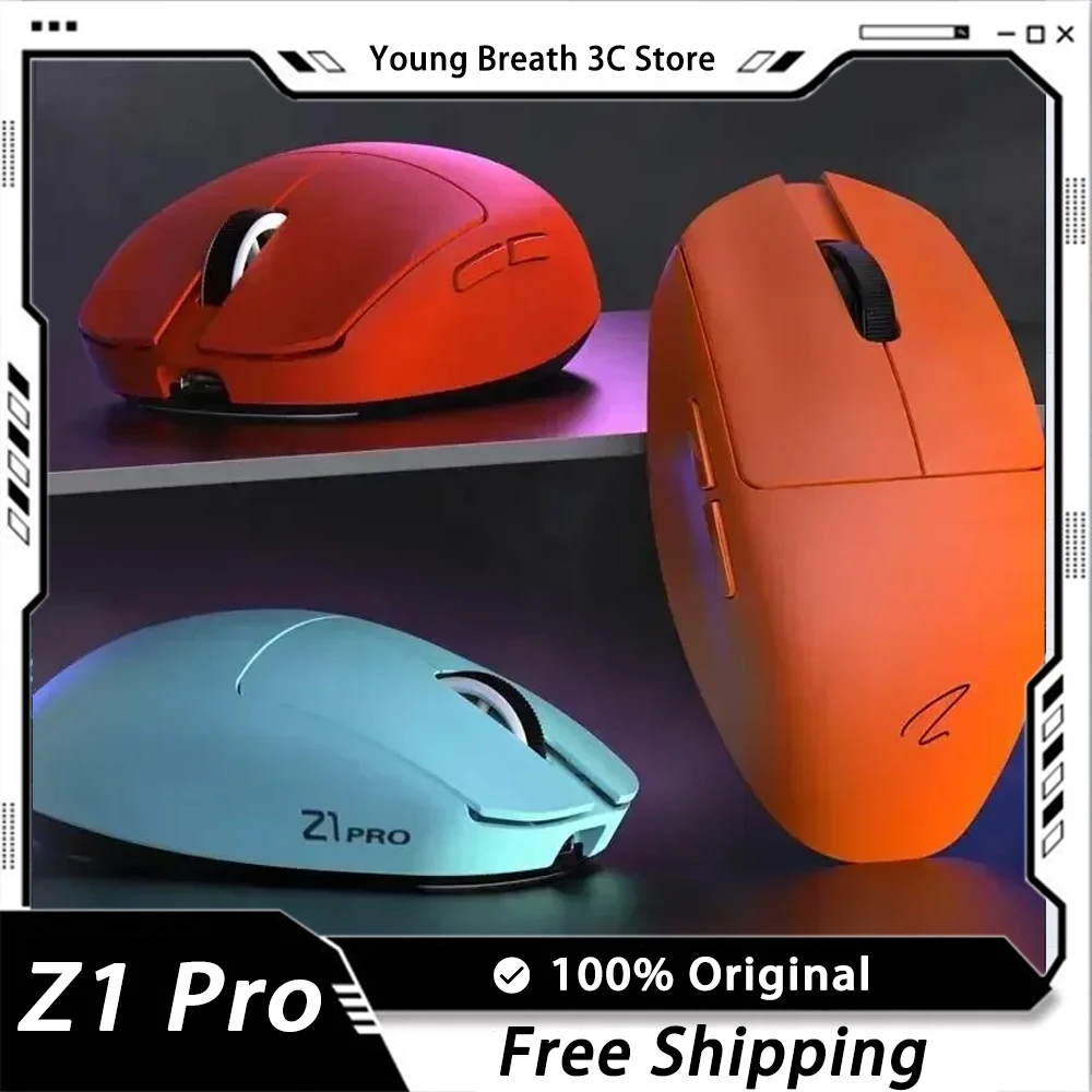 

Zaopin Z1 Pro Wireless Mouse Paw3395 Dual Mode E-Sports Hollow Out Mouse Ergonomics Lightweight Pc Accessories Gaming Mice Gifts