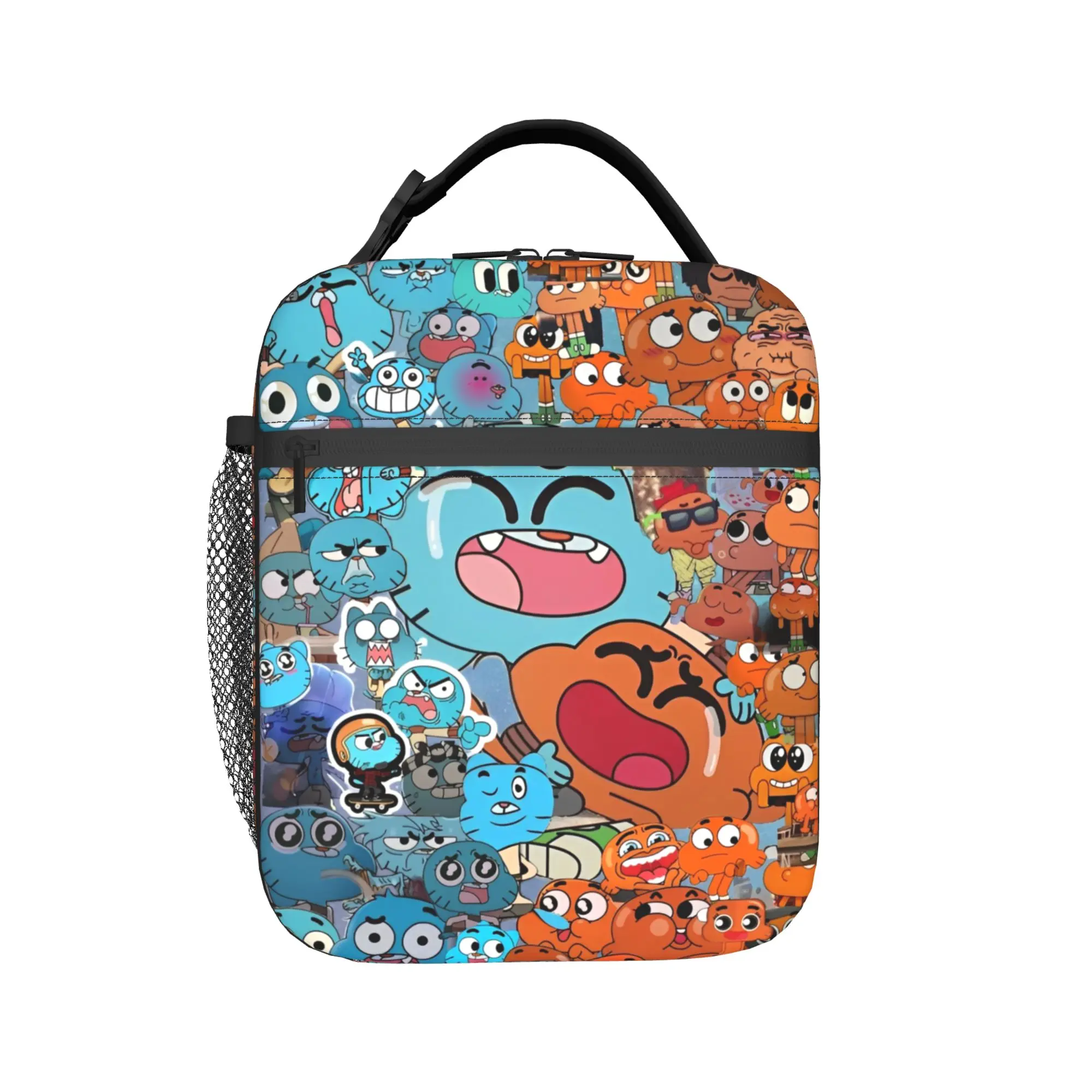 The Amazing World of Gumballs Accessories Insulated Lunch Bag For Outdoor  Food Container Reusable Thermal Cooler Lunch Boxes