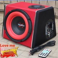 Bass Active 8 Inch Peak Power Bluetooth Subwoofer With Echo Wall Amplifier Bookshelf Audio Home Theater Car Subwoofer Audio