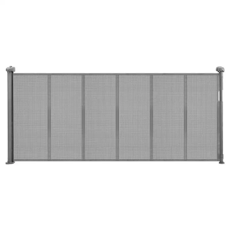 Ausziehbare Sicherheitsbarriere bis zu 180 cm Höhe, 87 cm, Einziehbare Barriere für Haustiere, Zaun