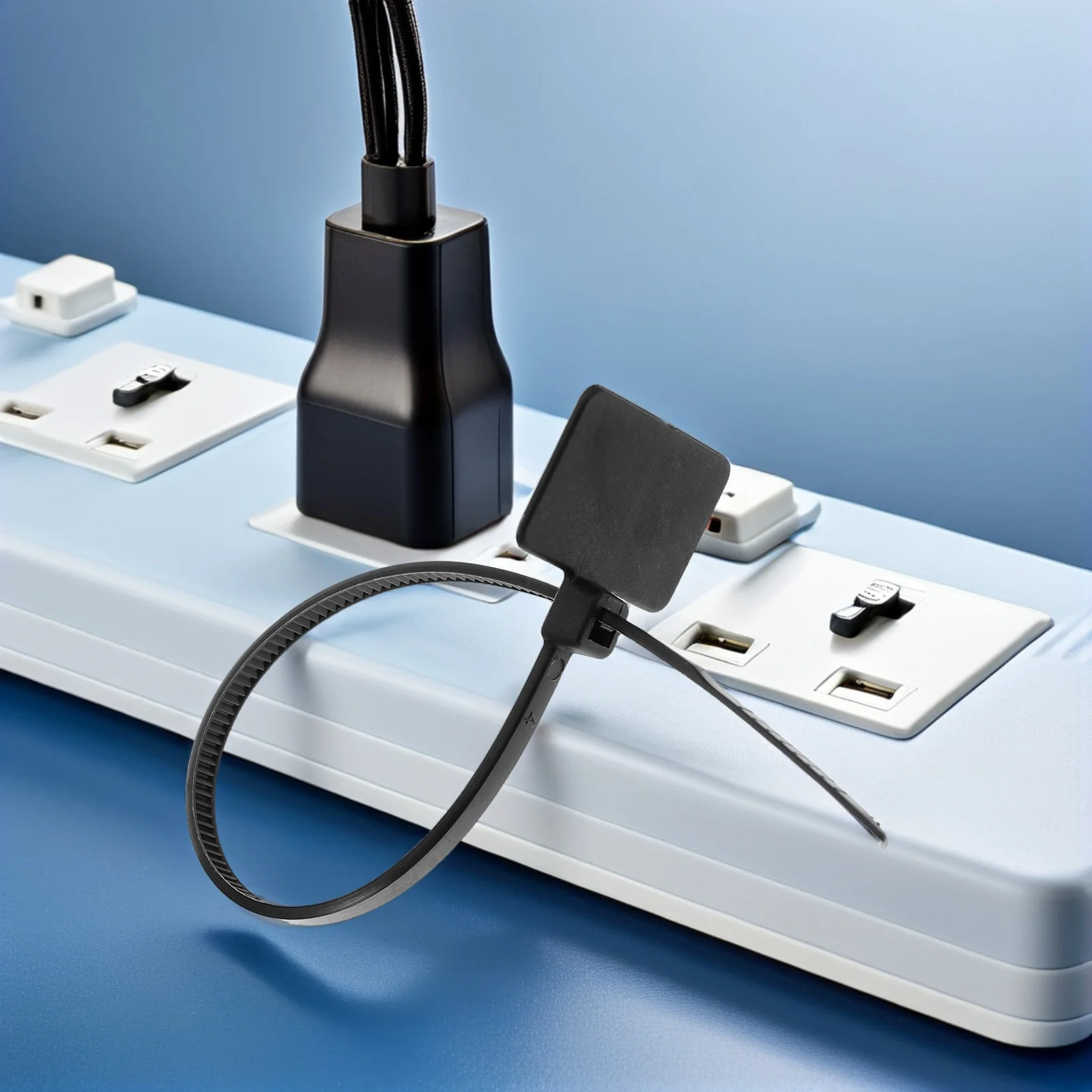 

250Pcs Cable Tag Straps Ties 25x150mm Writable Surface for Clear Lasting Labeling Weatherresistant Flexibility