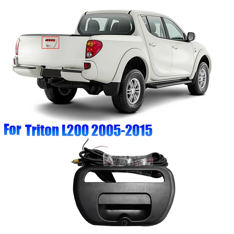 Car Tailgate Handle Bezel with Rear Camera Wire  y MN167500XA for Mitsubishi Triton L200 2005-2015 5716A031XA 5716A041