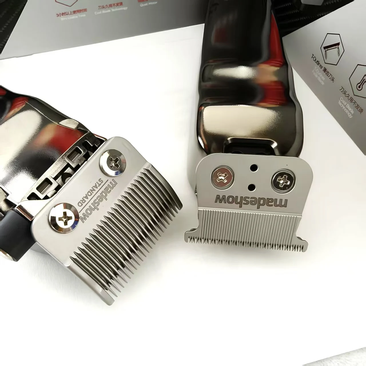 Madehsow Original Ersatzklinge, geeignet für Madeshow M10/M5/M8f Professionelles Zubehör für elektrische Haarschneidemaschinen – Detail 7