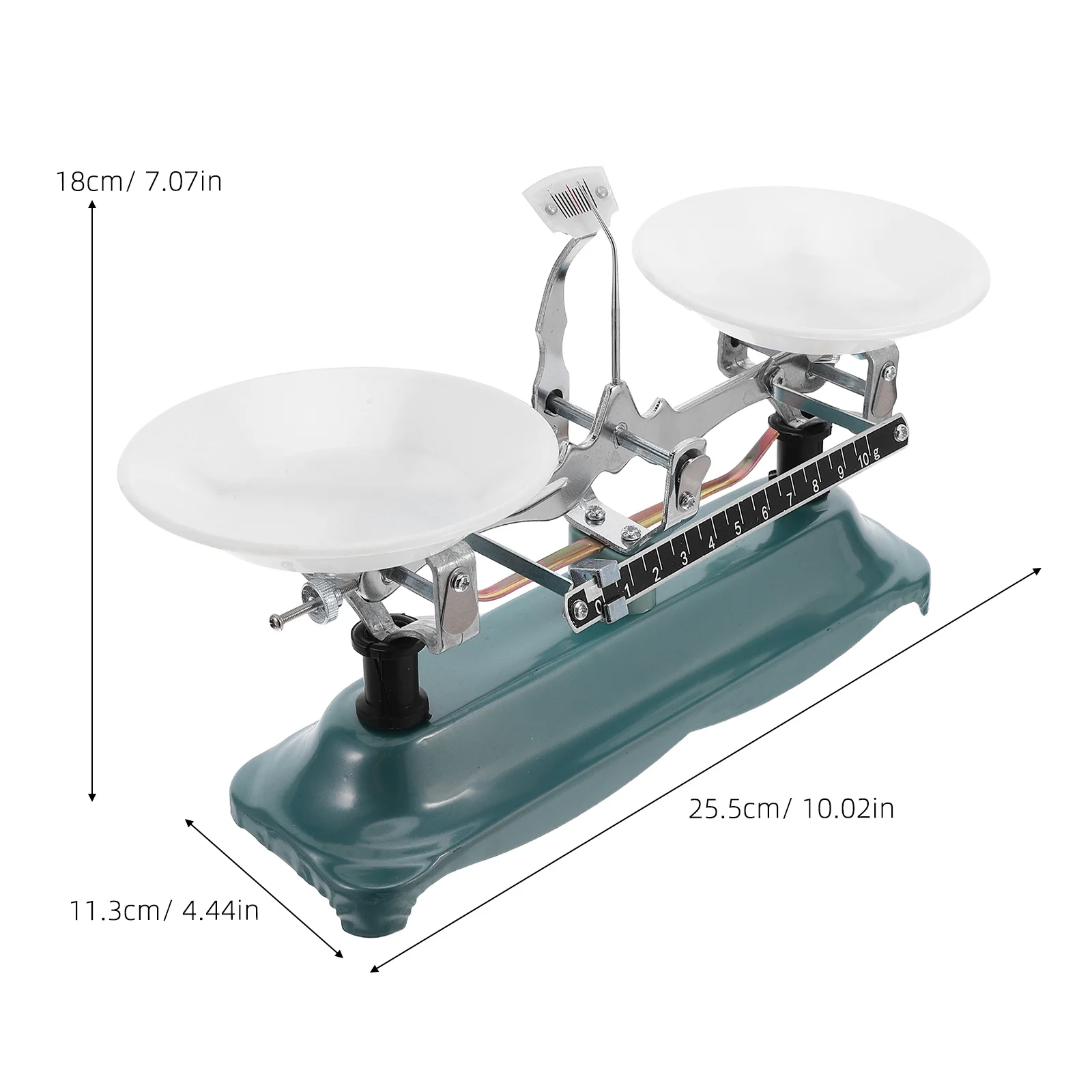 500G Precision Mechanical Pan Balance Scale Calibration Weights Scientific Teaching Tool for Classroom Laboratory Physical
