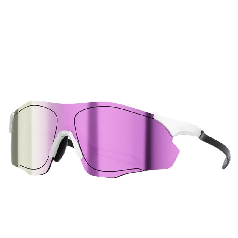 Glancing carbon fiber membrane color-changing running glasses marathon cross-country running outdoor cycling windproof ultraviol