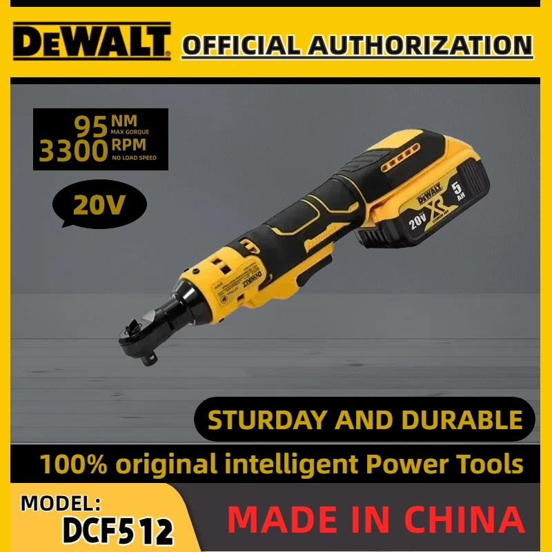 20 فولت فرش السيارات ديوالت DCF512 3/8 بوصة فرش السقاطة الزاوية اليمنى وجع LED سائق لاسلكي متغير السرعة مفتاح الطاقة