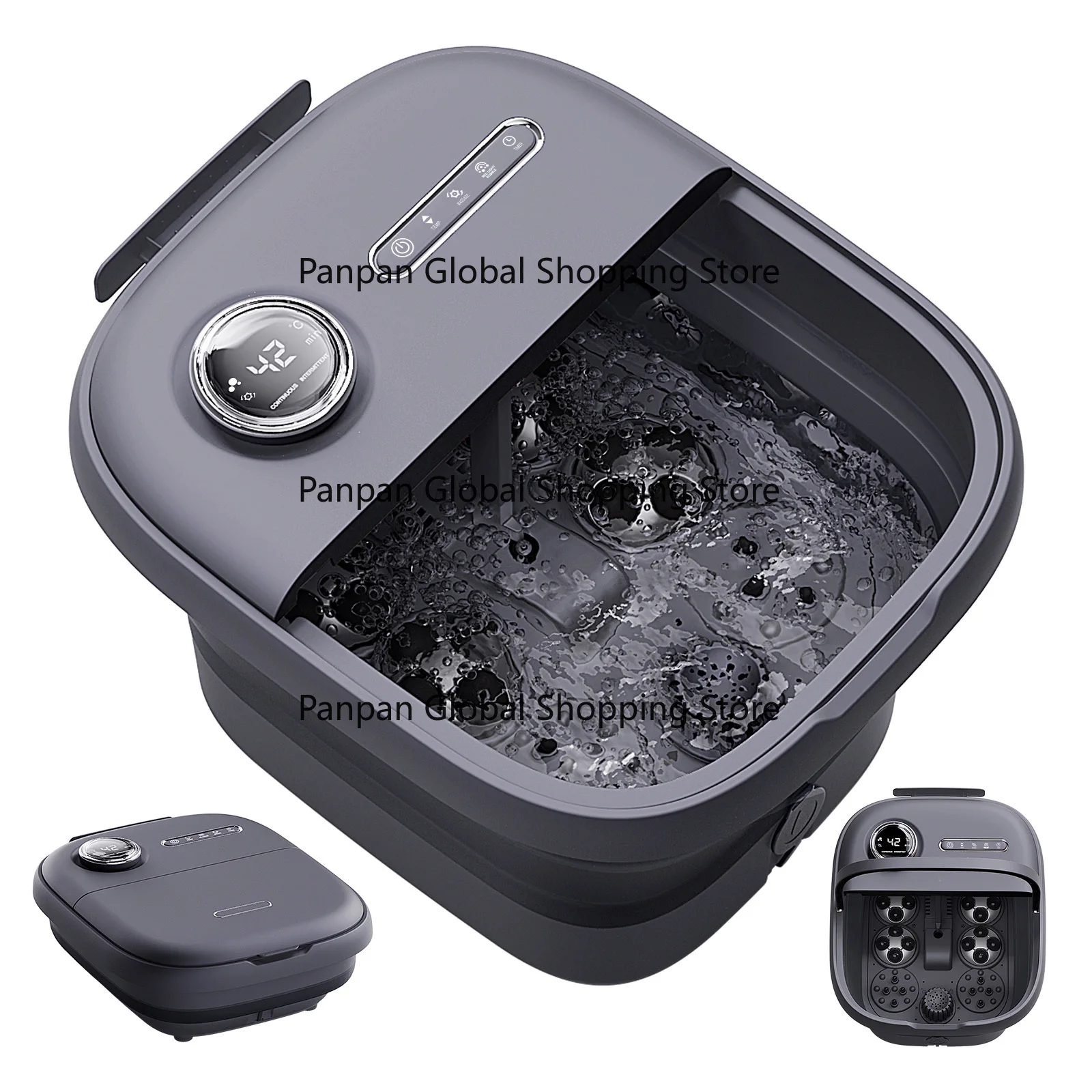 

Hot Water Foot Bath Electric Rotating Shiatsu Foot Soak Spa Basin for Relaxation and Pain Relief