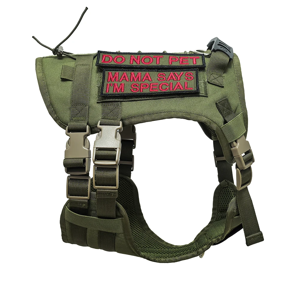 Personalized Tactical Military Vest for Dog Golden Retriever Tactical Training Dog Harness Patches for Dog Pet Harness Vest