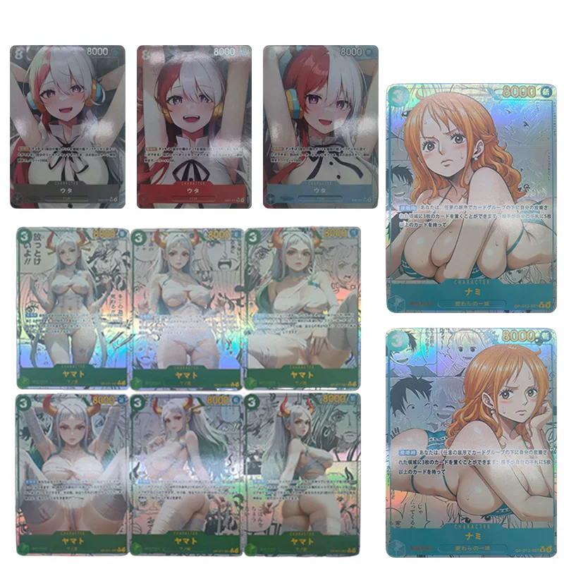

Opcg One Piece Comic Nami Uta Yamato Hancock Vivi Robin Perona купальник Diy Аниме Игры Коллекция Карты Коллекция подарков на день рождения