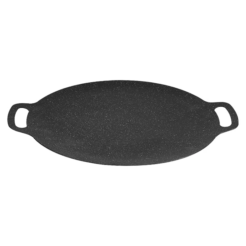 

Grilling Pan Non-Stick Baking Dishes Pans For Outdoor Camping Kitchen Bakeware Tools Black 33Cm