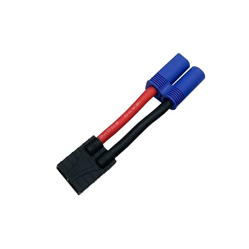 10 pièces EC5 XT60 prise TRX chargeur câble adaptateur 12AWG RC voiture LiPo batterie charge ECS convertisseur fil mâle femelle RC pièces Accs