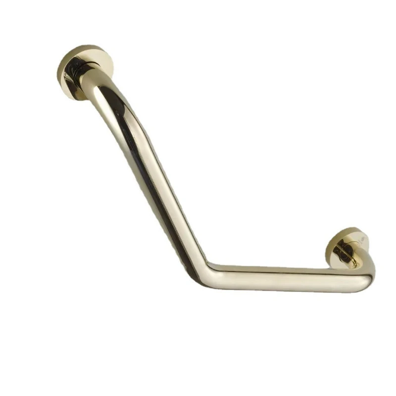 1 set of brass bathroom 135 degree tilt shower safety handrail for disabled and elderly safety luxury handrail