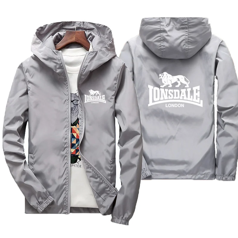 LONSDALE-Men's Fly Outdoor Leisure Jacket, Street Fashion, New, Autumn, 2024, Launch