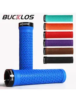 BUCKLOS 自行車把套一體式橡膠防滑登山車把套鎖緊式登山車把套 BMX 自行車配件 10 最佳銷售 抓地力強的登山車 - №4