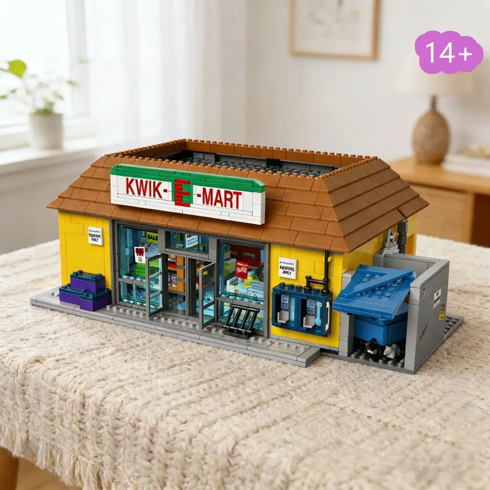 

Scenes Supermarket 71016 Model Toy 2179Pcs Mart Building Blocks For Fast Shopping Birthday Christmas Gifts