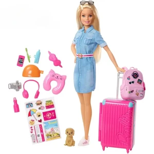 Viaje original Barbie Muñeca con accesorios de ropa Brinquios Juguetes Barbie Doll Toys para niños Juguete Baby Toys for Girls Boneca 10 mejores juguetes Barbie de ventas - №9