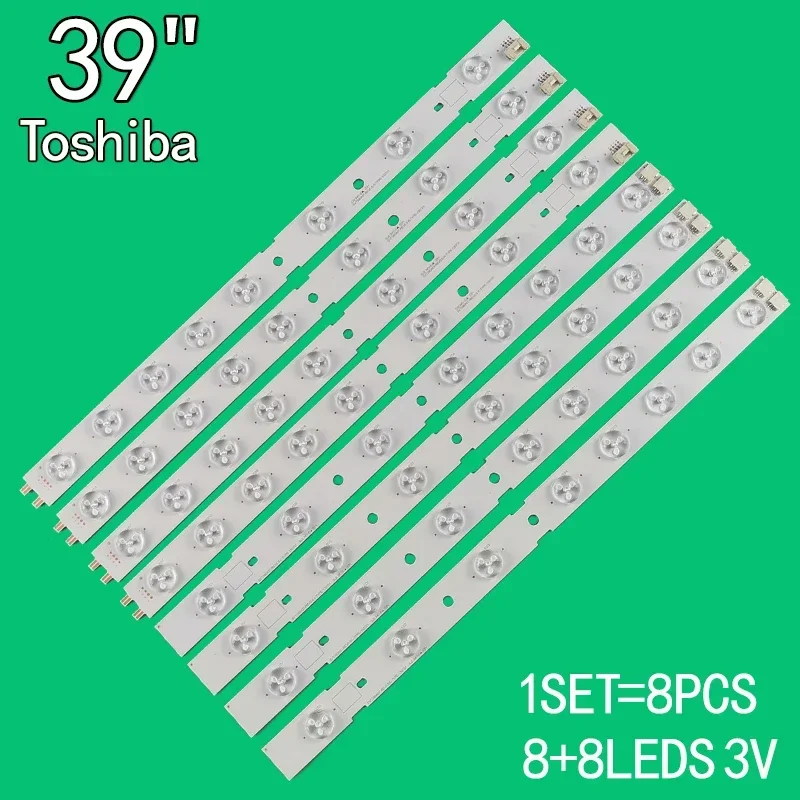 

8CPS 8+8leds 790mm Suitable for TOSHIBA39 inch LCDTV SVT390A07-REV0.6-L-TYPE-191031 SVT390A07-REV0.6-R-TYPE-191031 SVT390A07