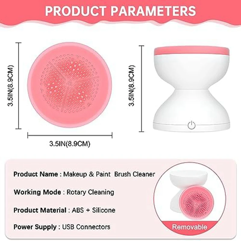 아크릴 청소용 USB 세척기, 다기능 페인트 브러시, 청소 도구