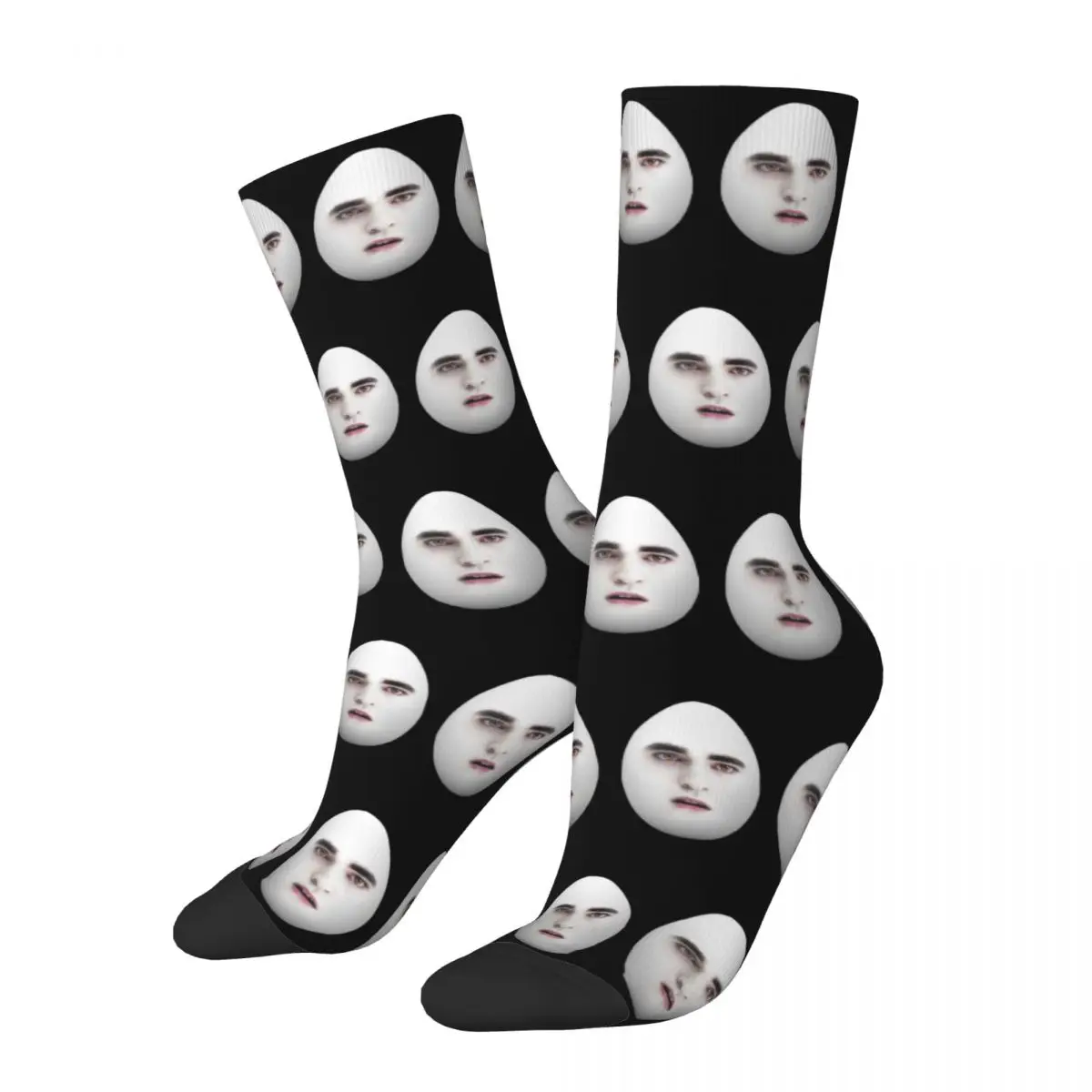 Twilight Eggward Funny Meme Socks Men's Women's Polyester Fashion Socks Harajuku Spring Summer Autumn Winter Middle Tube Socks