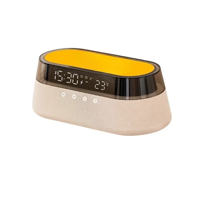 

Speaker wireless charging night light time company business gifts employee birthday gift