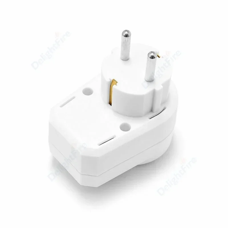 EU Extension Socket With Switch ON/OFF Electrical Plug European Standard Russia Spain Ukraine Korea Power Converter Plug Adapter