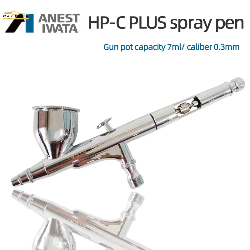 Japan Original ANEST IWATA HP-CP 0.3mm Spray Pen Pneumatic Tool Model Spray Tool On The Tank High Performance Plus Tape trachea