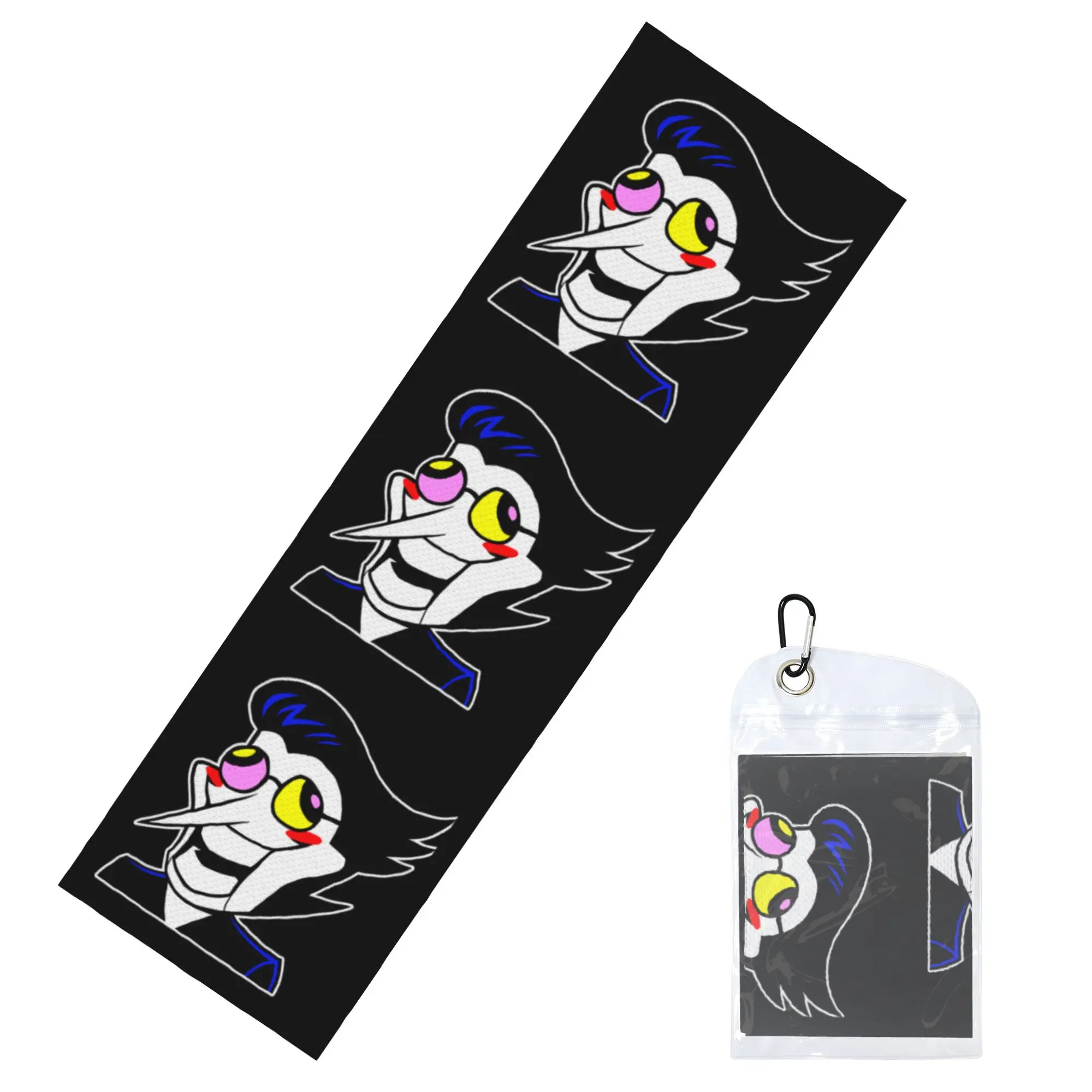 Cold Exercise Towel Deltarune Game Spamton Undertale Beach Sports Yoga Towel Camping Towel Refreshing Sports Scarf Face Towels