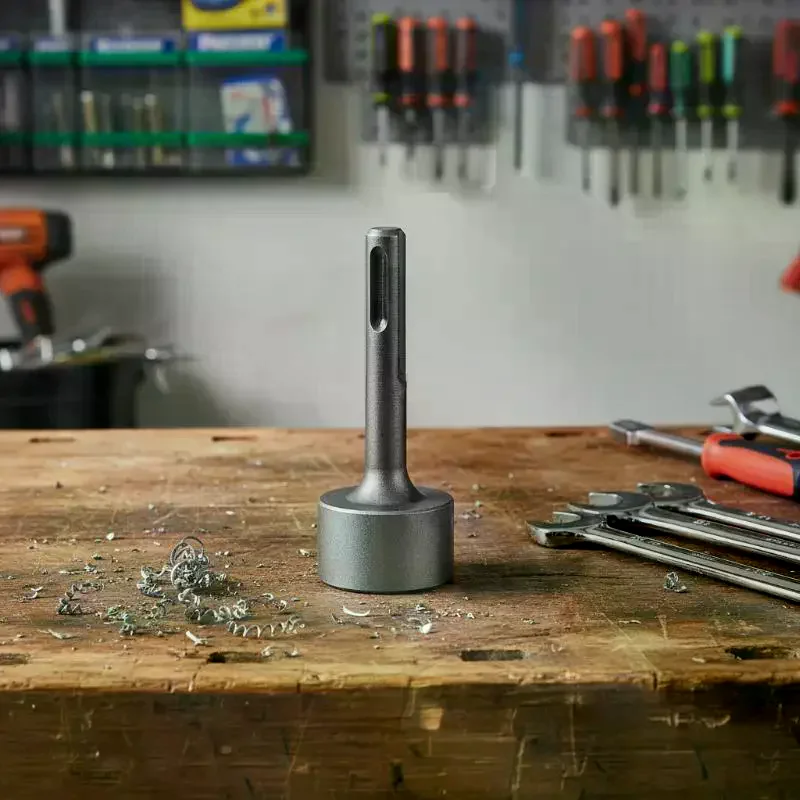 1Pcs Forged Steel SDS-Plus Drill Bit Driver (33/34/35mm), Ground Rod & Earth Stake Driver for Rotary Hammer Drills