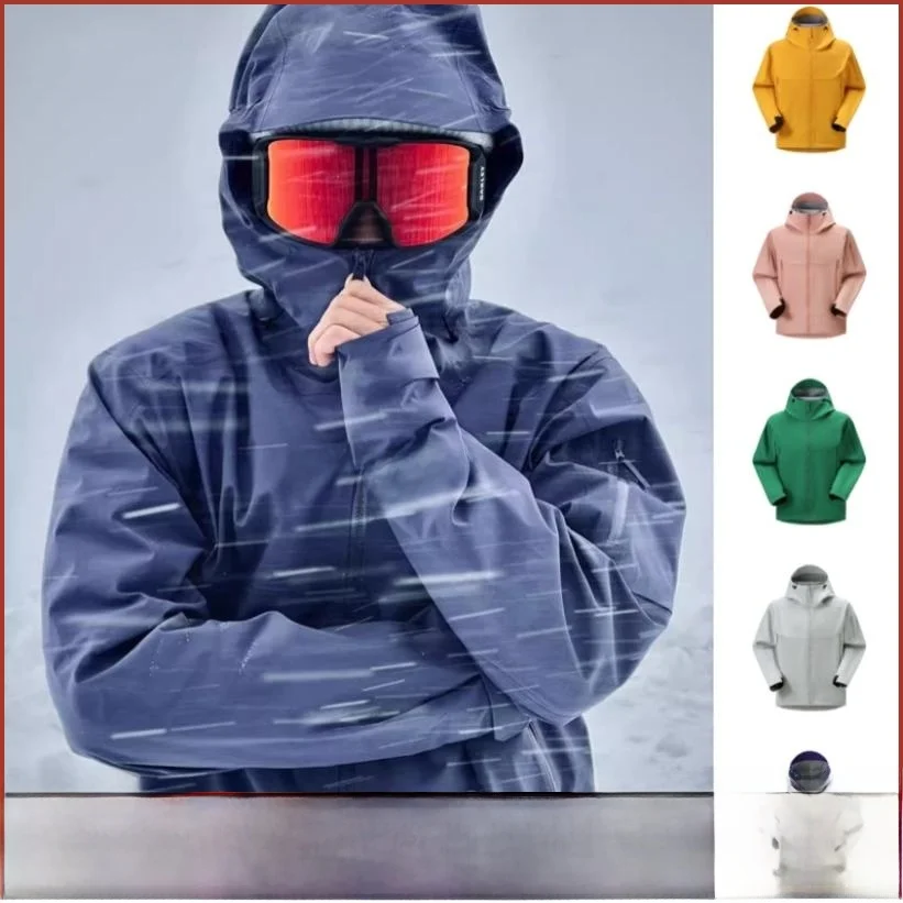 

Мягкая бирка ell Premium Fce на подкладке для мужчин и женщин, уличная осень-зима, высокая ветрозащитная и водонепроницаемая молодежная мода