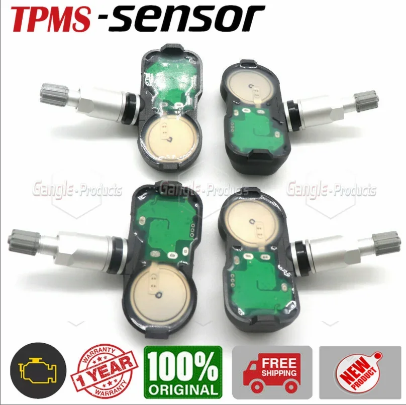 4PCS 42607-50010 TPMS 42607-50011 TPMS  Tire Pressure Sensor for Lexus ES GS IS LS Toyota Land Cruiser RAV4 PMV-107K