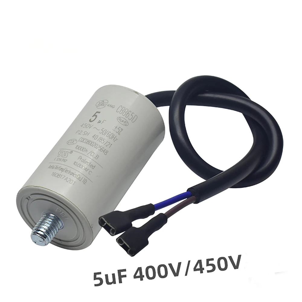 Refrigerator Starter/ 400-450V 2.5/ 3/ 4/ 5UF Capacitor for Haier/ Frestec Compressor Replace Overload Overheat Protector Relay