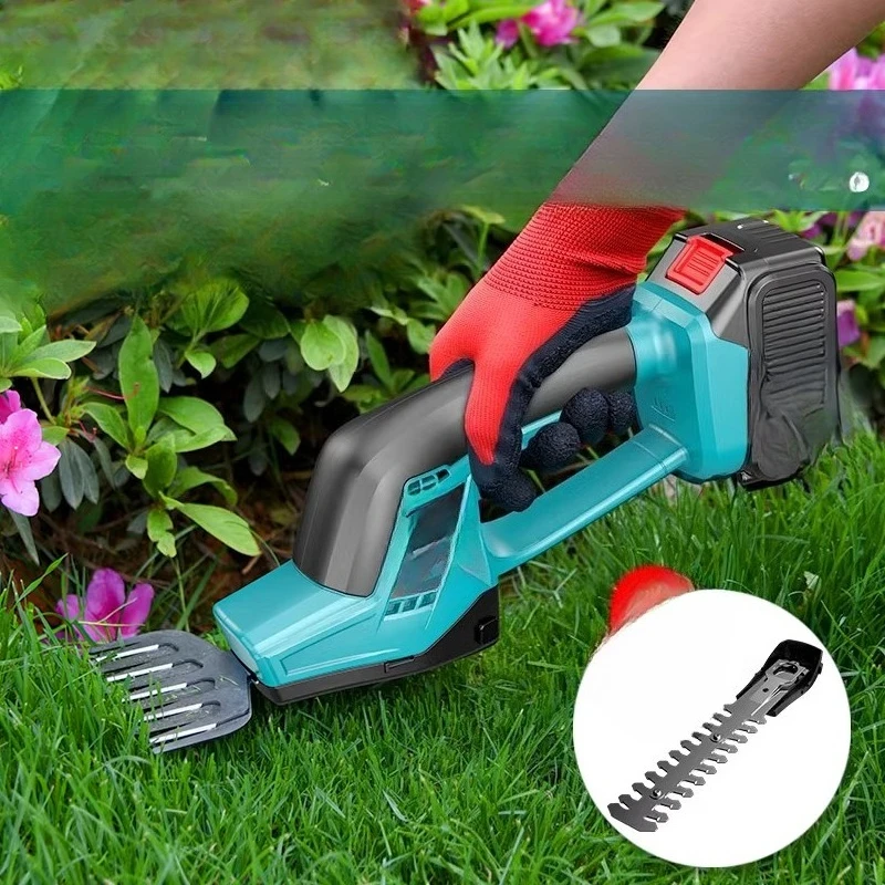 

Lawn mower Small household rechargeable lithium battery weeding lawn mower Gardening trimming artifact