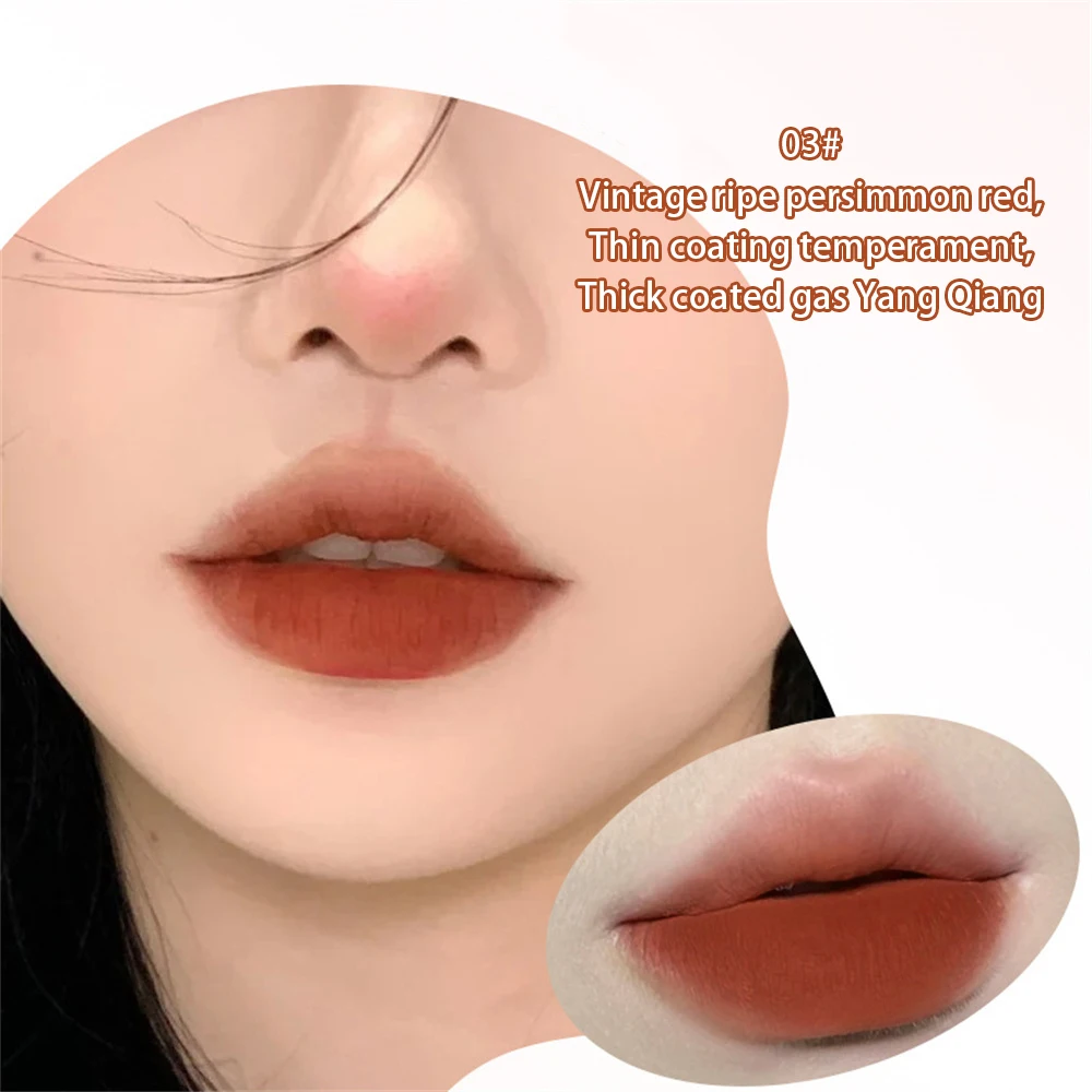 1/2/4Pcs Matte Lipgloss Kleurrijke Vloeibare Lippenstift, Blijvende Schoonheidstrends Fluwelen Lipgloss Fleuren Huidverkleuring Lipgloss Nieuw