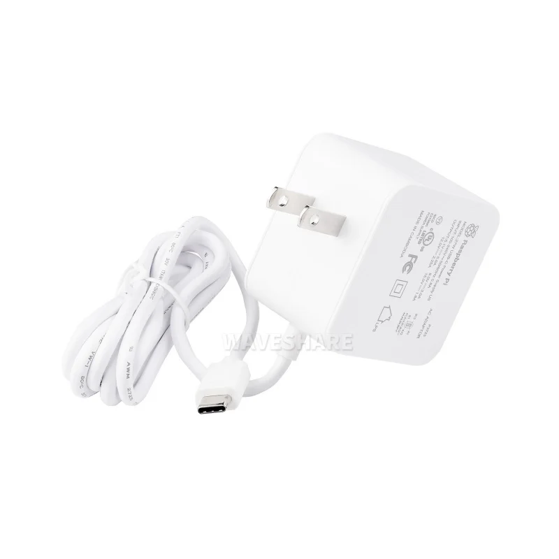 

Makerseek & Waveshare Raspberry Pi 5 Official 27W PSU White UK[25912]【Price without Shipping fee】