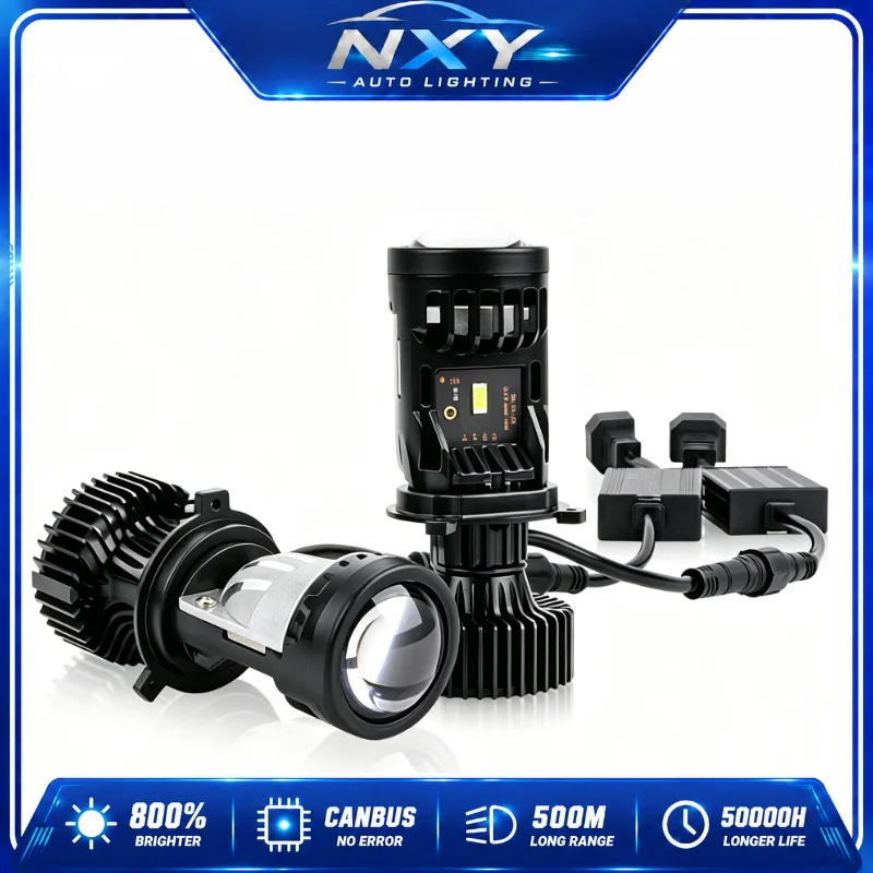 Led Headlight H4 Hi Lo 120W - NXY Y7MAX H4 120W Bohlam Lampu